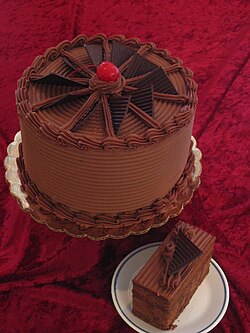 濃厚チョコレートケーキ